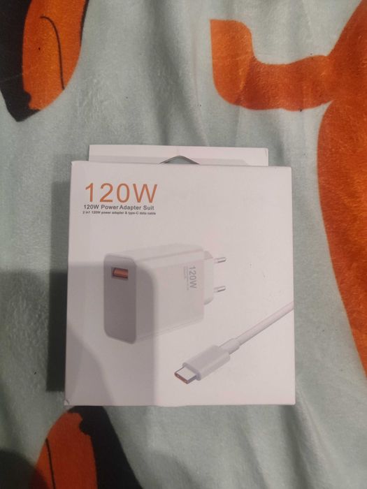 Нова зарядка для телефону, 120w кабель+блочок