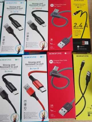 Kabel USB - Typ C, USB - Micro USB, USB - Lightning