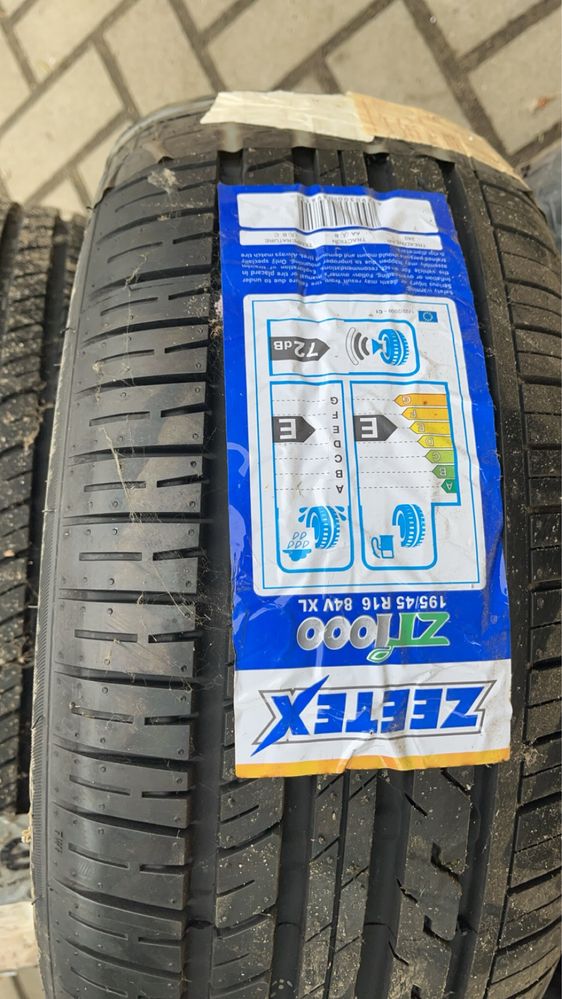 Nowe opony zeetex 195/45 r16