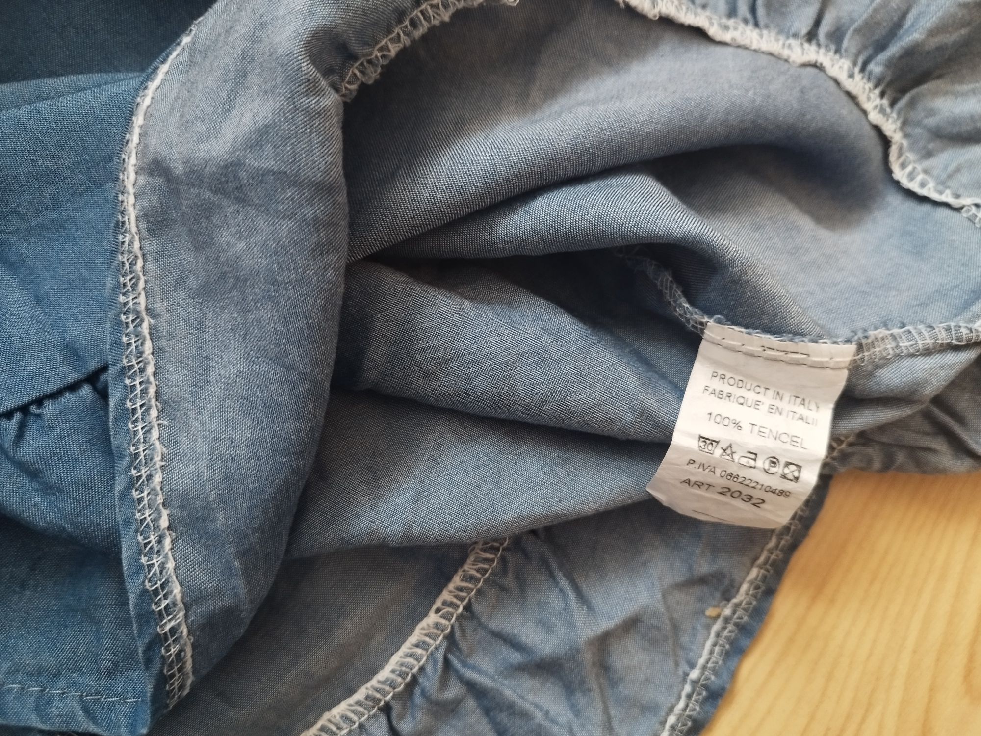 Sukienka hiszpanka tencel uni