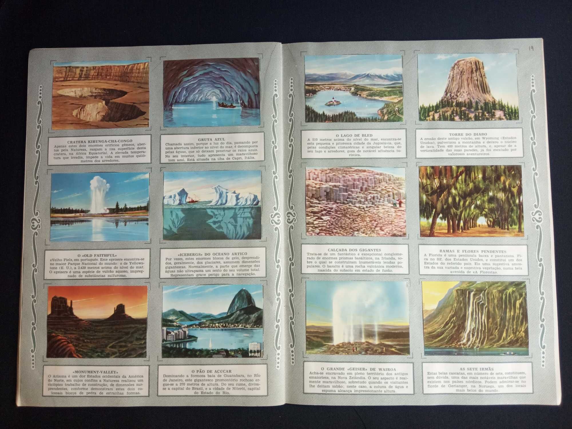 Maravilhas do Mundo - Caderneta de cromos completa