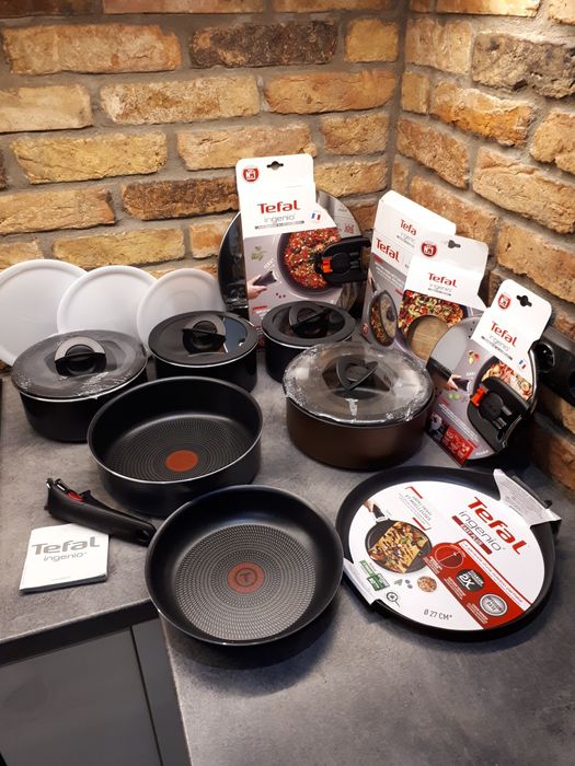 Tefal DUŻY zestaw INGENIO Easy On