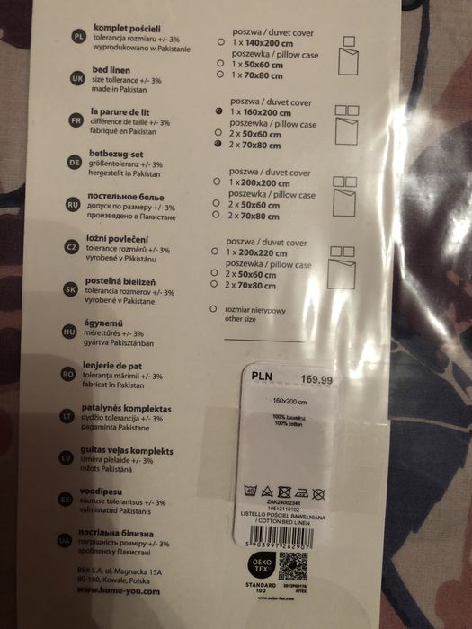 Nowa pościel Homeandyou bawełena