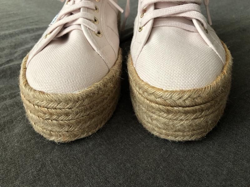 Льняные кеды эспадрильи Superga. 38(24). Новый