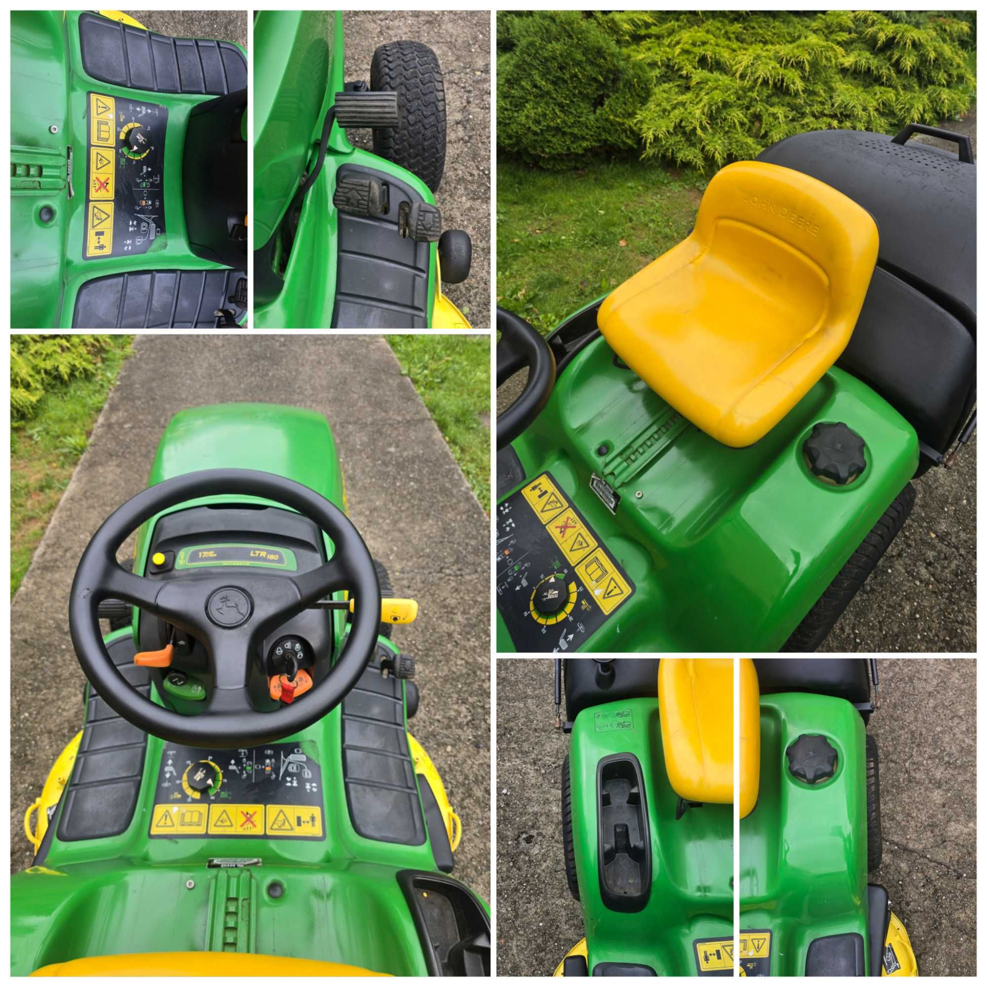 Traktorek kosiarka John Deere LTR 180 17KM v-ka Kawasaki Oryginał Stan