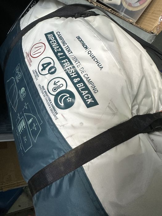 tenda campismo arpenaz 4.1 fresh & black