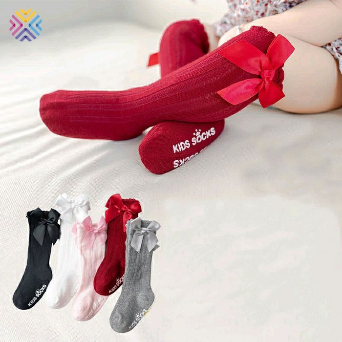 Podkolanówki z kokardą 0-2 lata 2-4 lata urodziny ,na codzień