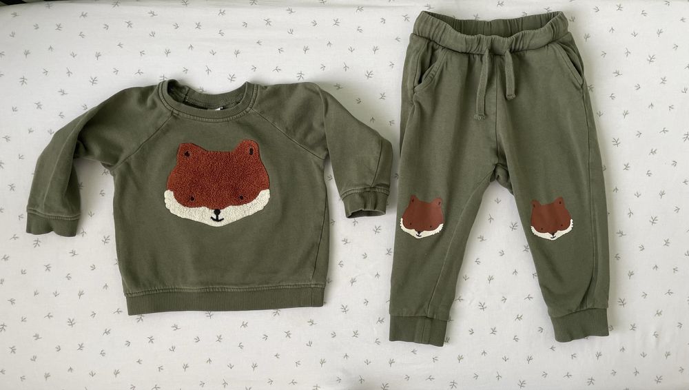 H&M komplet dresowy dla chłopca rozmiar 92 zestaw ubrań chłopięcych
