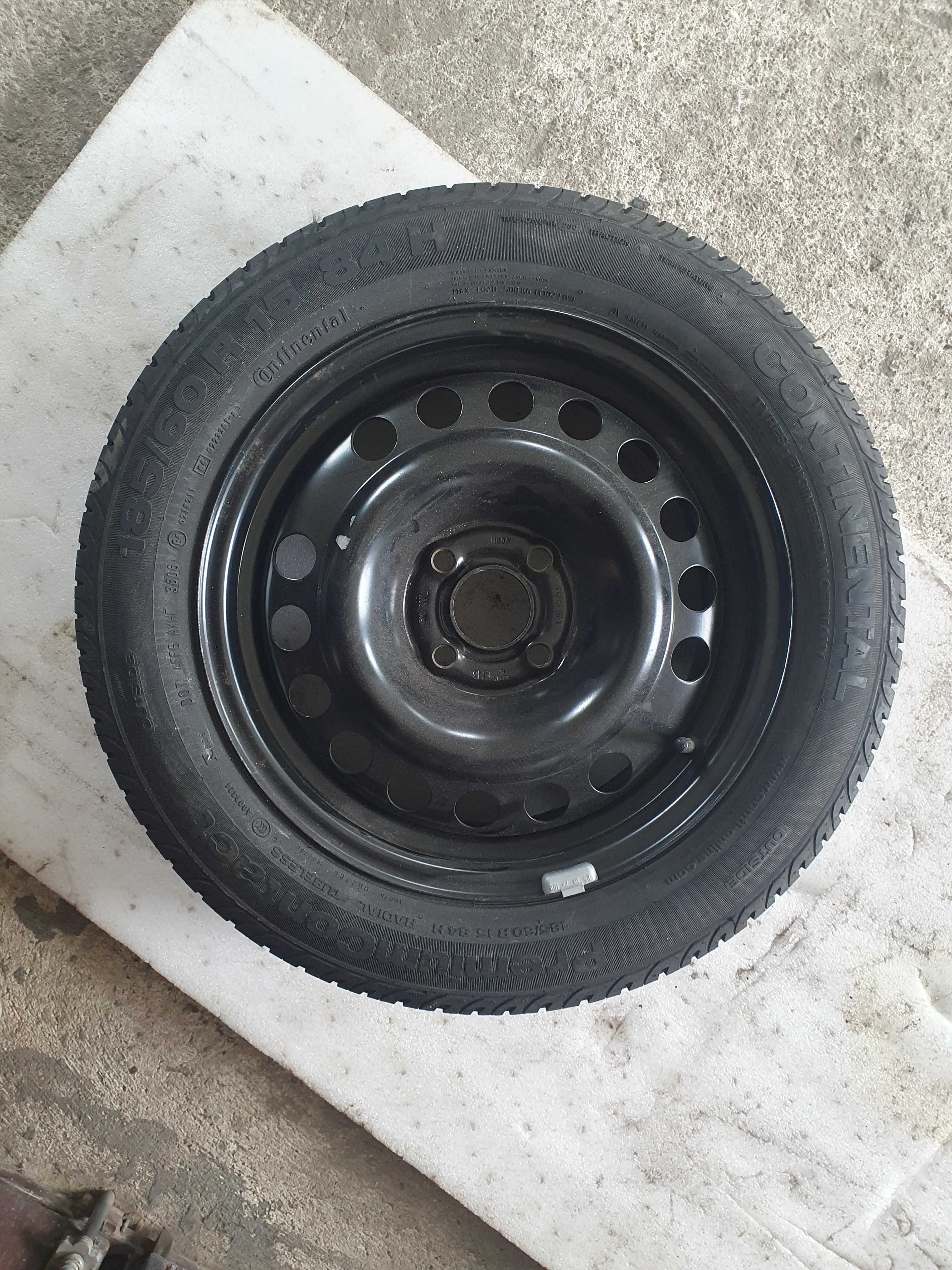 Opona felga zapas kolo Opel meriva a 15 cali 4x100 185/60/15