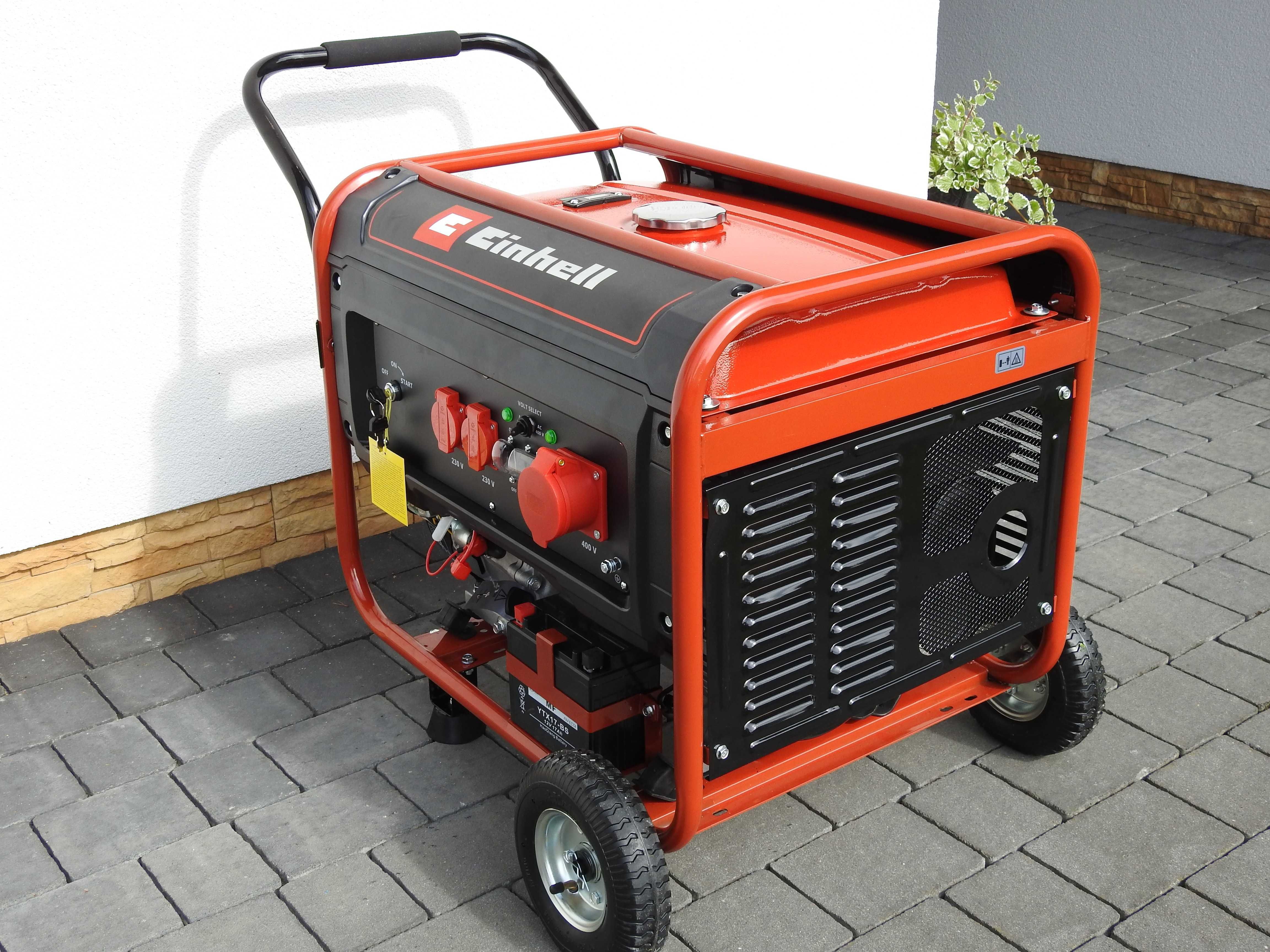 Agregat prądotwórczy Einhell, nowy generator 5500W 1 x 400V, 2 x 230V