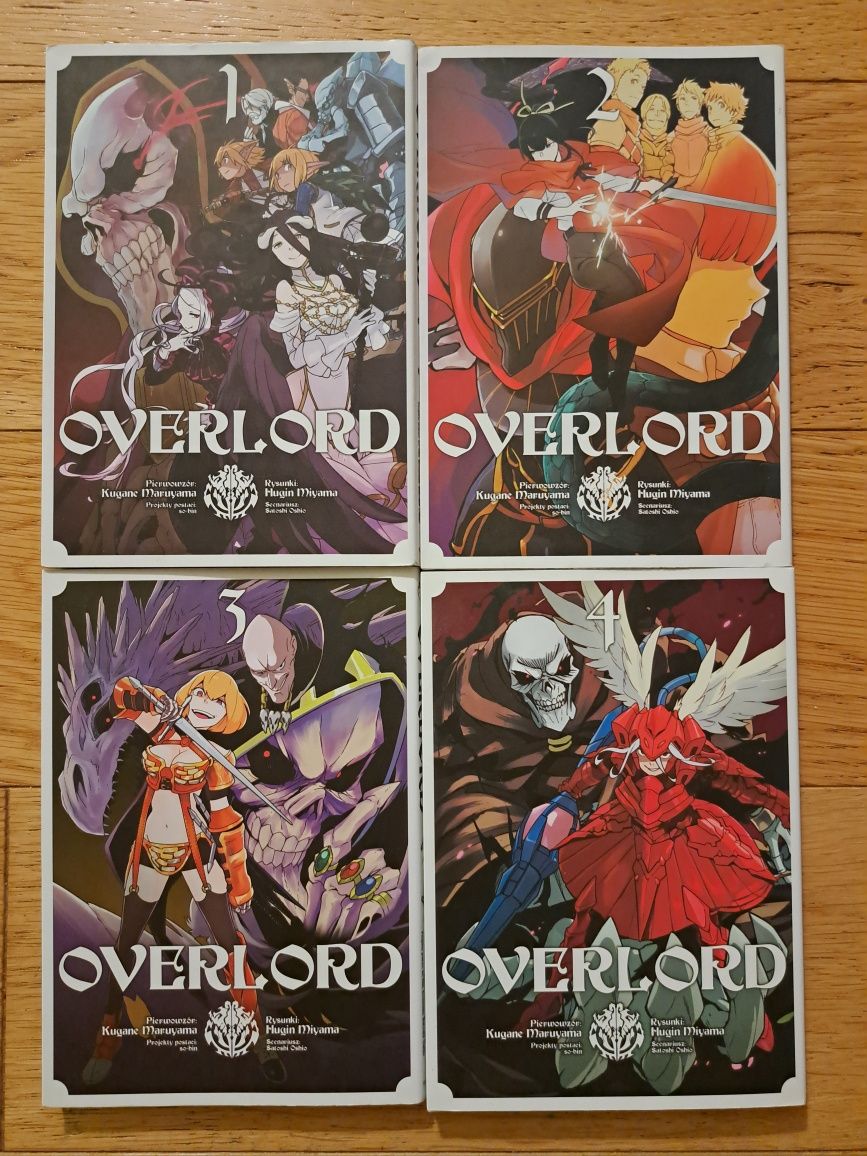 Overlord tomy 1-4 manga komiks