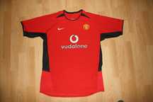 2002/04 Manchester United Vodafone Nike koszulka piłkarska klubowa