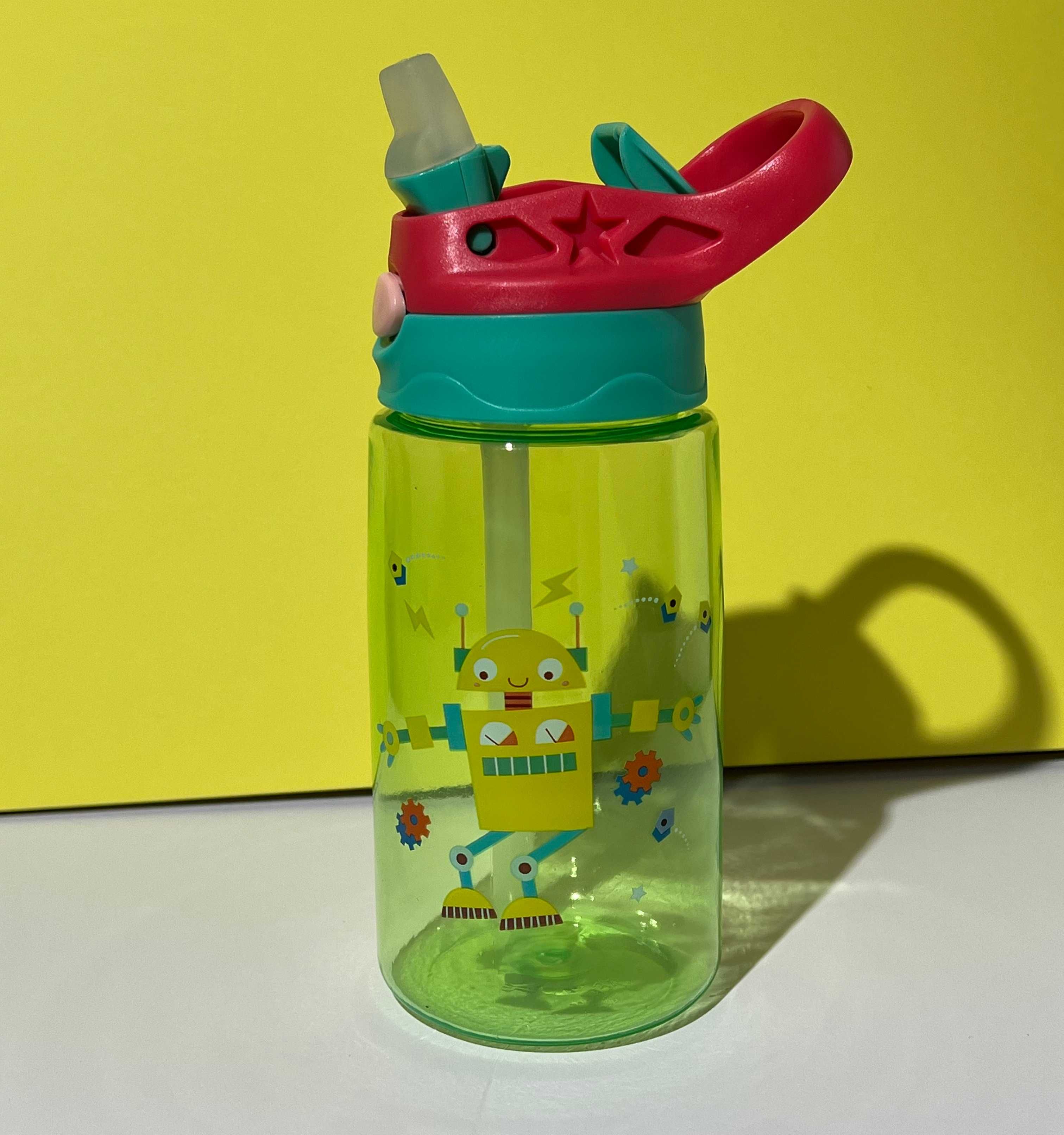 Детская бутылочка с силиконовой соской для кормления 400 мл