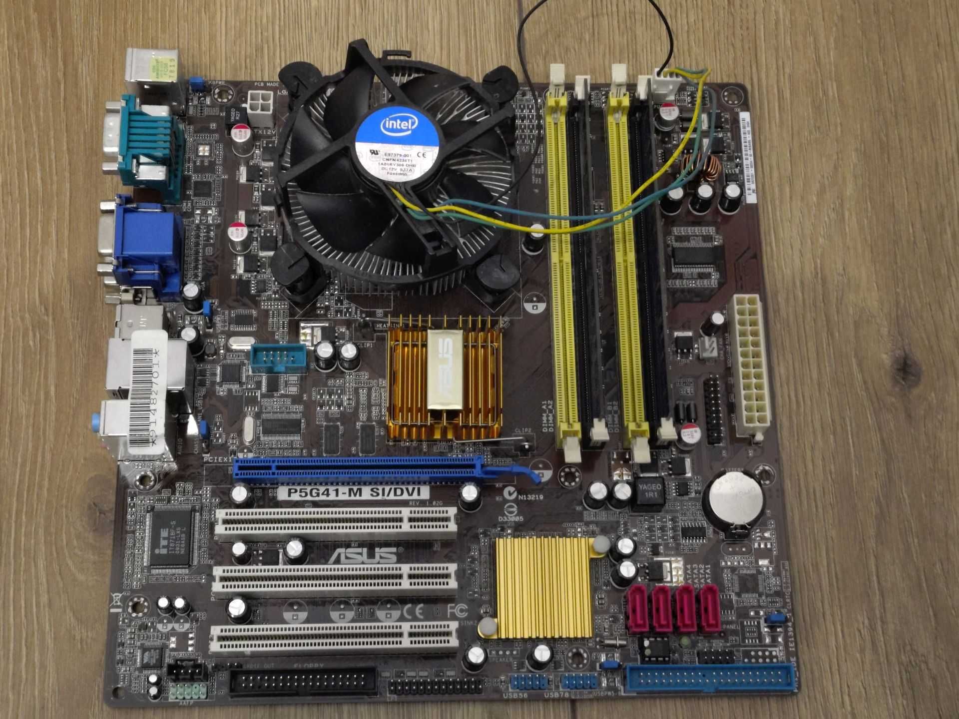 ASUS P5G41-M  LGA 775 Intel Core2 Duo E4500 2.20GHz DDR2 2GB ZESTAW
