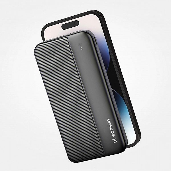 Wozinsky powerbank 10000mAh 2 x USB czarny (WPBBK1)