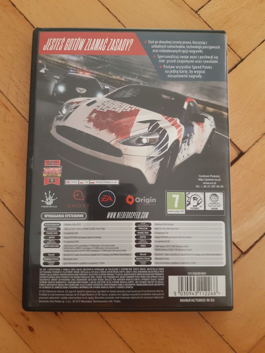 Gra komputerowa Need for speed rivals