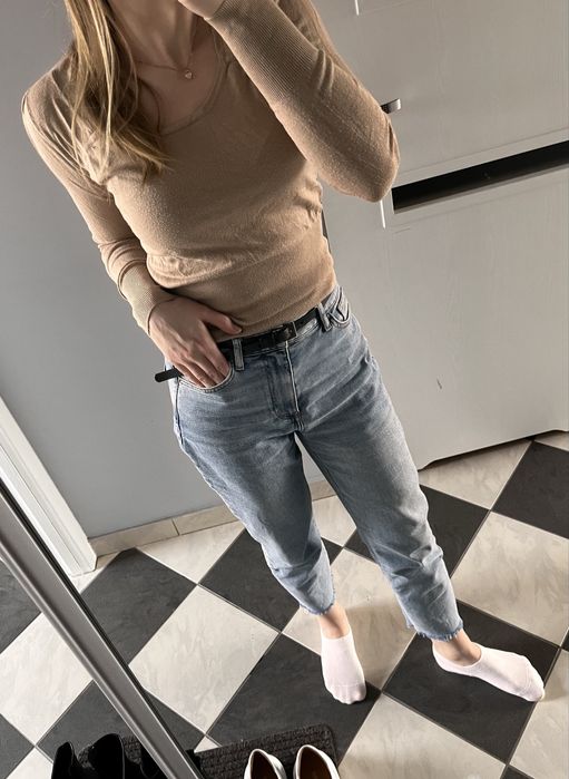 Sweter damski beżowy XS-S