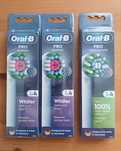 12 końcówek do szczoteczki Oral-B, 3x4szt (2x3D White, 1xCross Action)