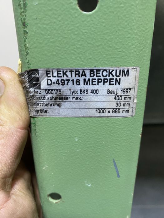 Piła Elektra beckum 220v