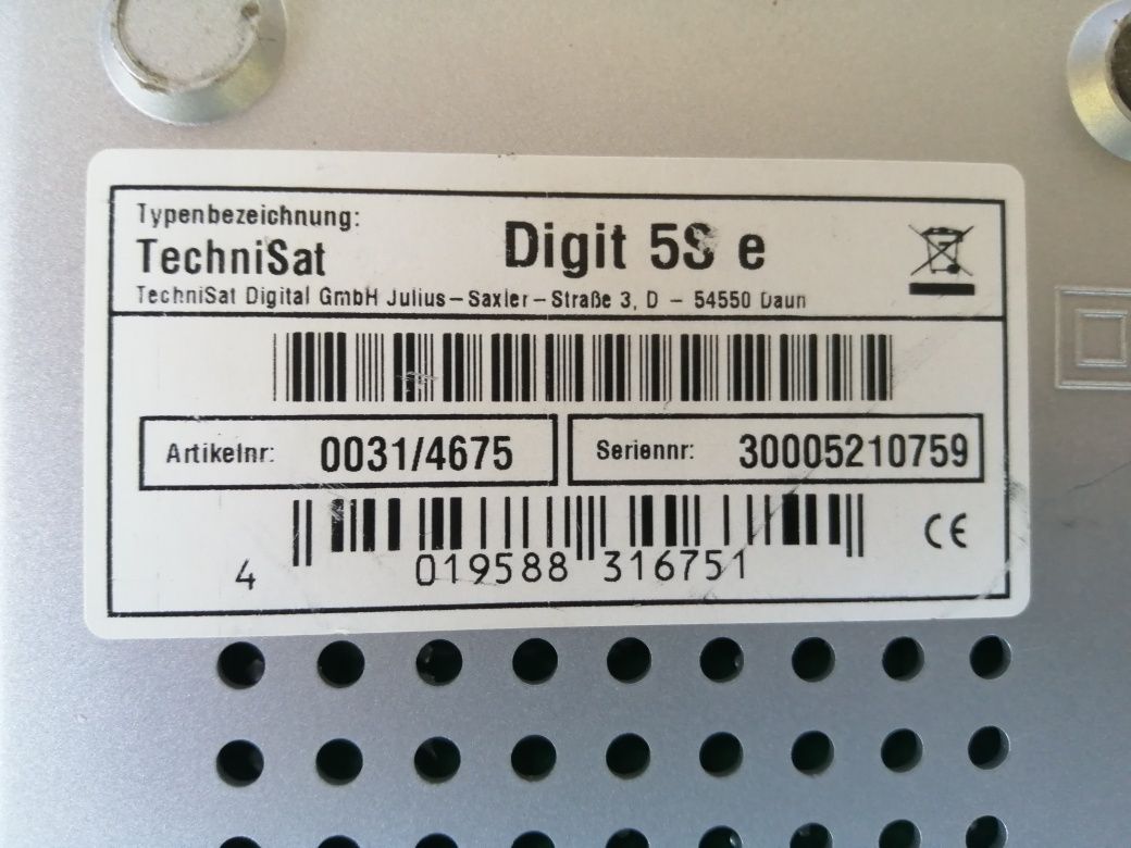 Dekoder do telewizji satelitarne Technisatj