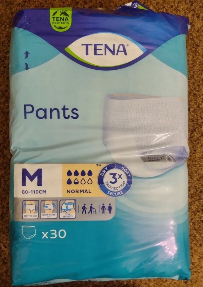 Трусики подгузники для взрослых Tena Pants Normal 2 Medium 30 шт.