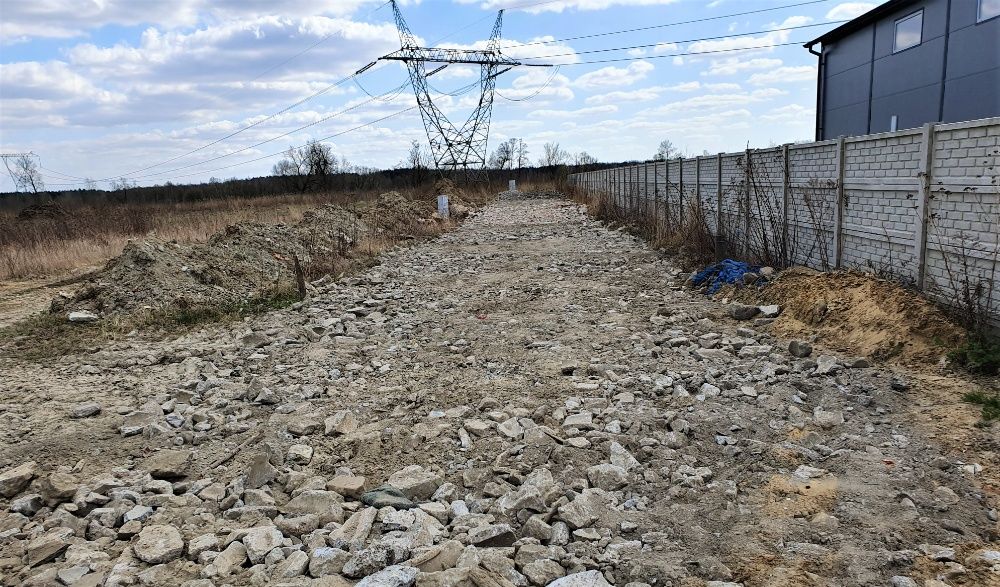 Gruz betonowo-ceglany, budowlany, rozbiórkowy, z recyklingu, tłuczeń