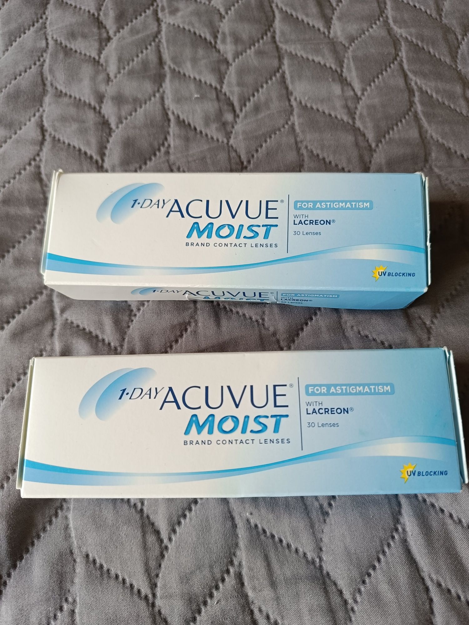 Soczewki kontaktowe 1 day Acuvue Moist for astigmatism NOWE -2.75 45