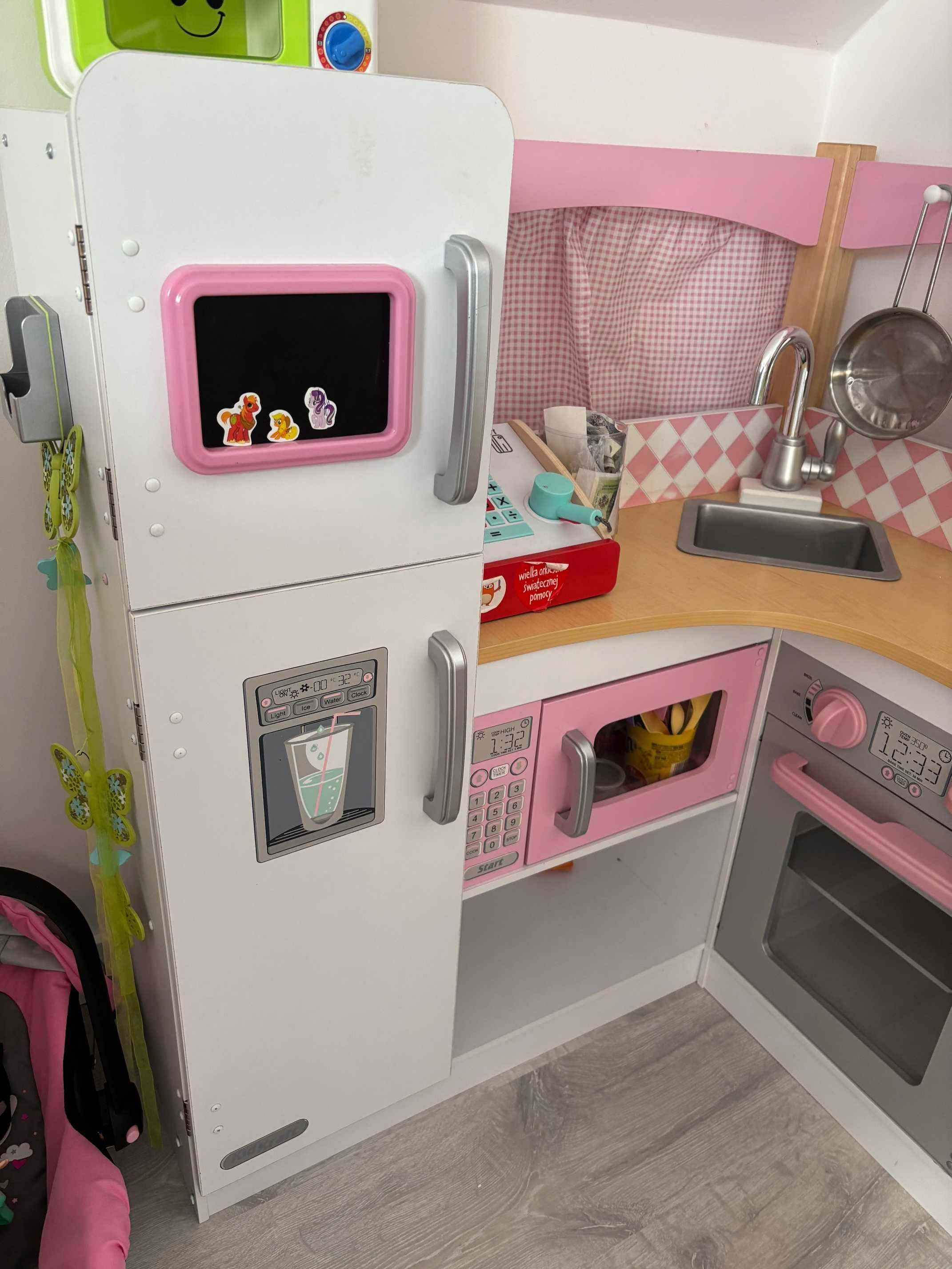 Kuchnia KidKraft narożna + dużo dodatków