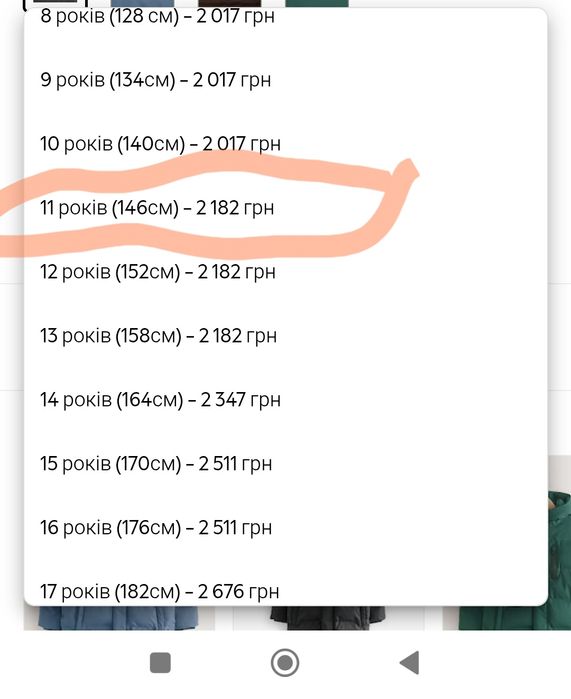 Зимова куртка Next