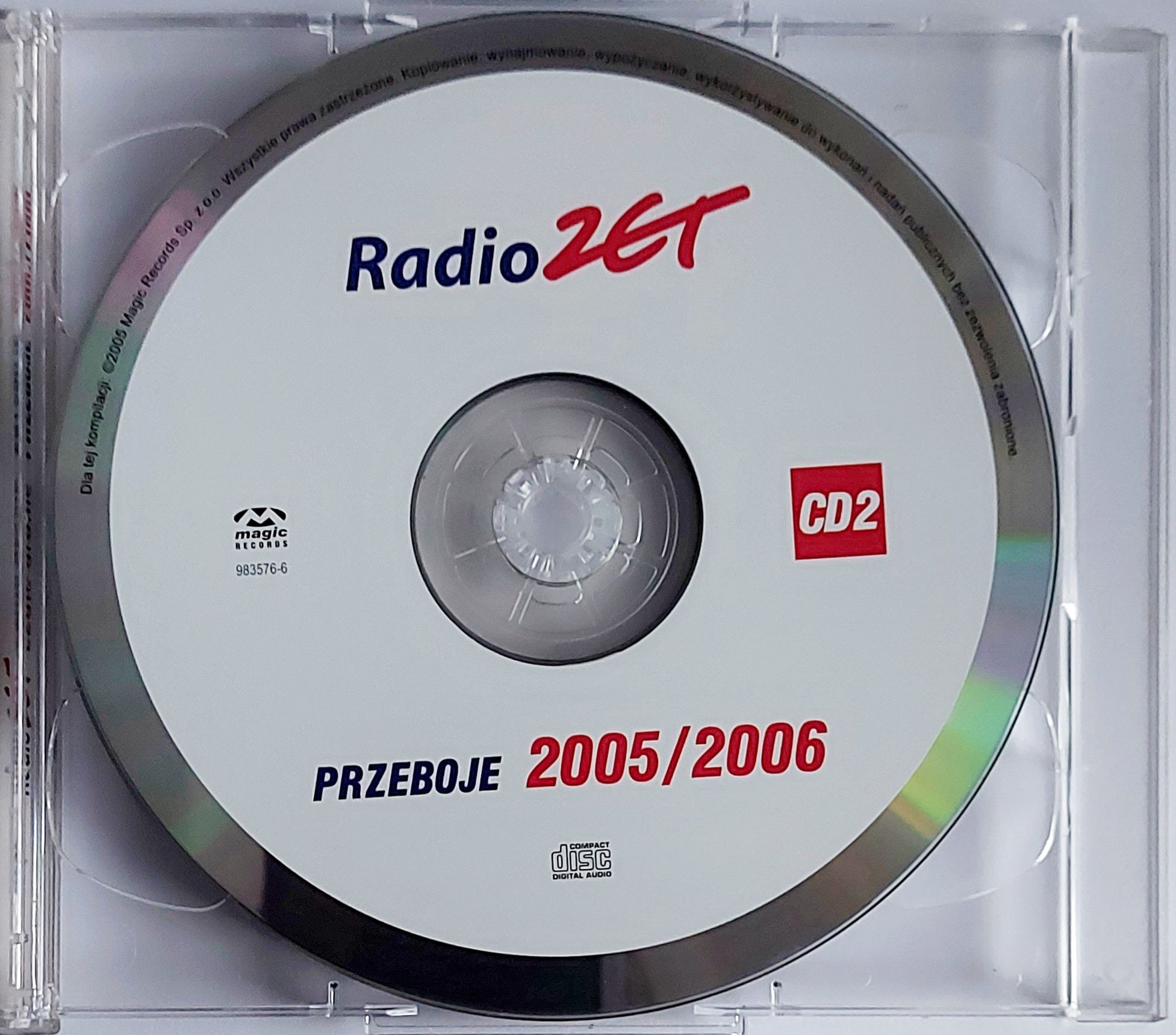 Radio Zet Przeboje 2005/2006 2CD 2005r Urszula Kombii Goya ATB U2