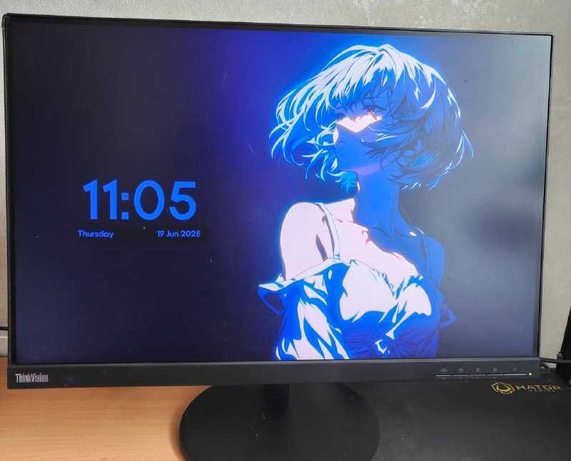 Монітор безрамочний Lenovo ThinkVision T24d-10 - 24 дюйма