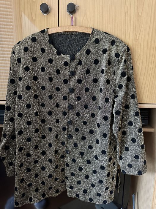 Блуза з люрексу з кофтиною