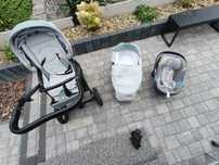 Wózek Bebetto Vulcano 2w1 + nosidełki Cybex