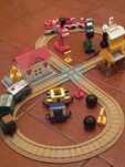 Vendo pista de comboio da marca fisher price