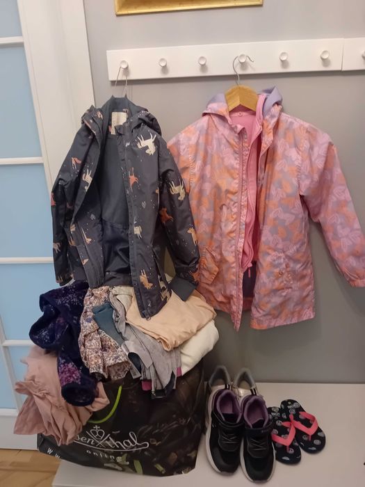 Ogromna paka ubran dla dziewczynki 116 122