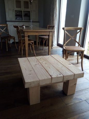 Stół, ława, stolik do salonu drewniany