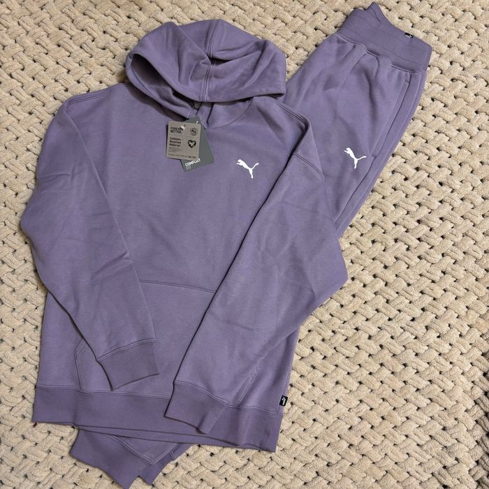 Спортивний жіночий костюм на флісі Puma Xs-S світшот та джогери