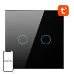 Włącznik Dotykowy Wifi Avatto Ts02-Eu-B2 Tuya Smart Home Czarny