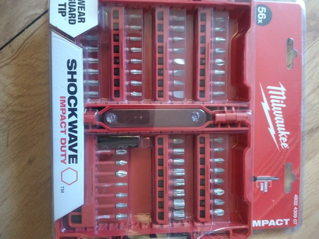 Milwaukee 2 × zestaw bitów