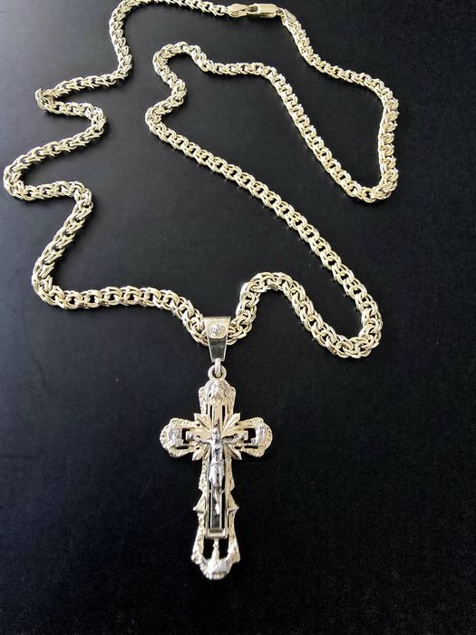 Nowy złoty Łańcuszek Garibaldi PR.585 14K