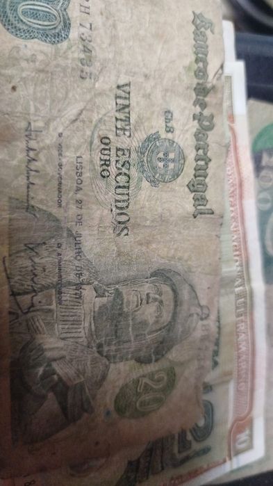 Nota de 20 escudos ouro  1971