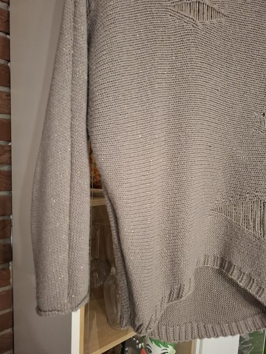 Sweter, złota nitka - rozm. S/M