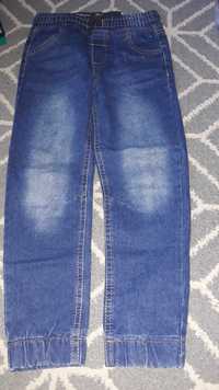 Spodnie jeansowe chłopięce 116 2szt