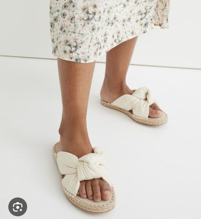 Шльопки з тканини h&m