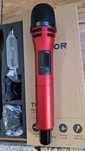 Mikrofon dynamiczny TONOR UHF z odbiornikiem czerwony