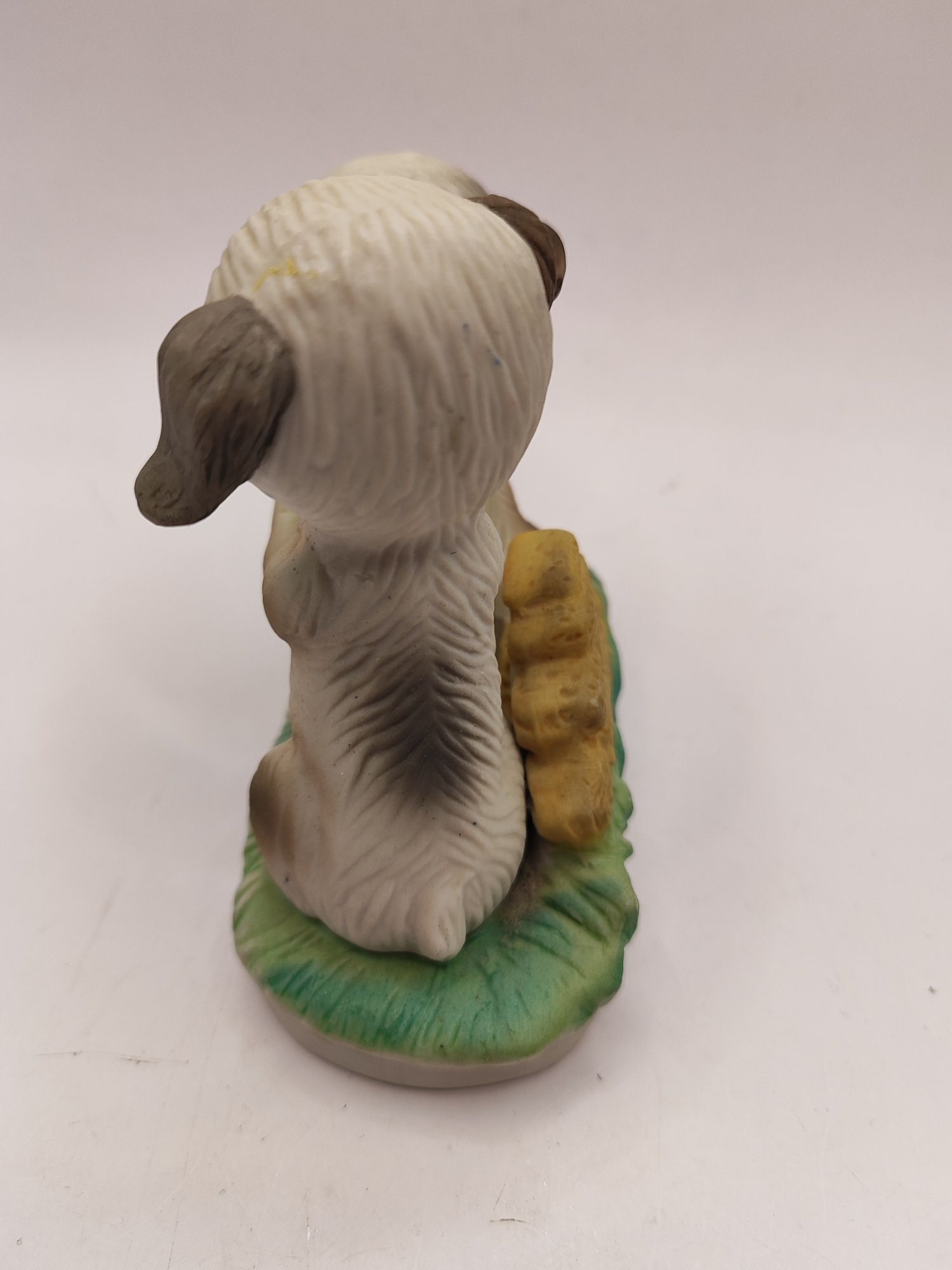 Ceramiczna figurka psy urocze pieski para