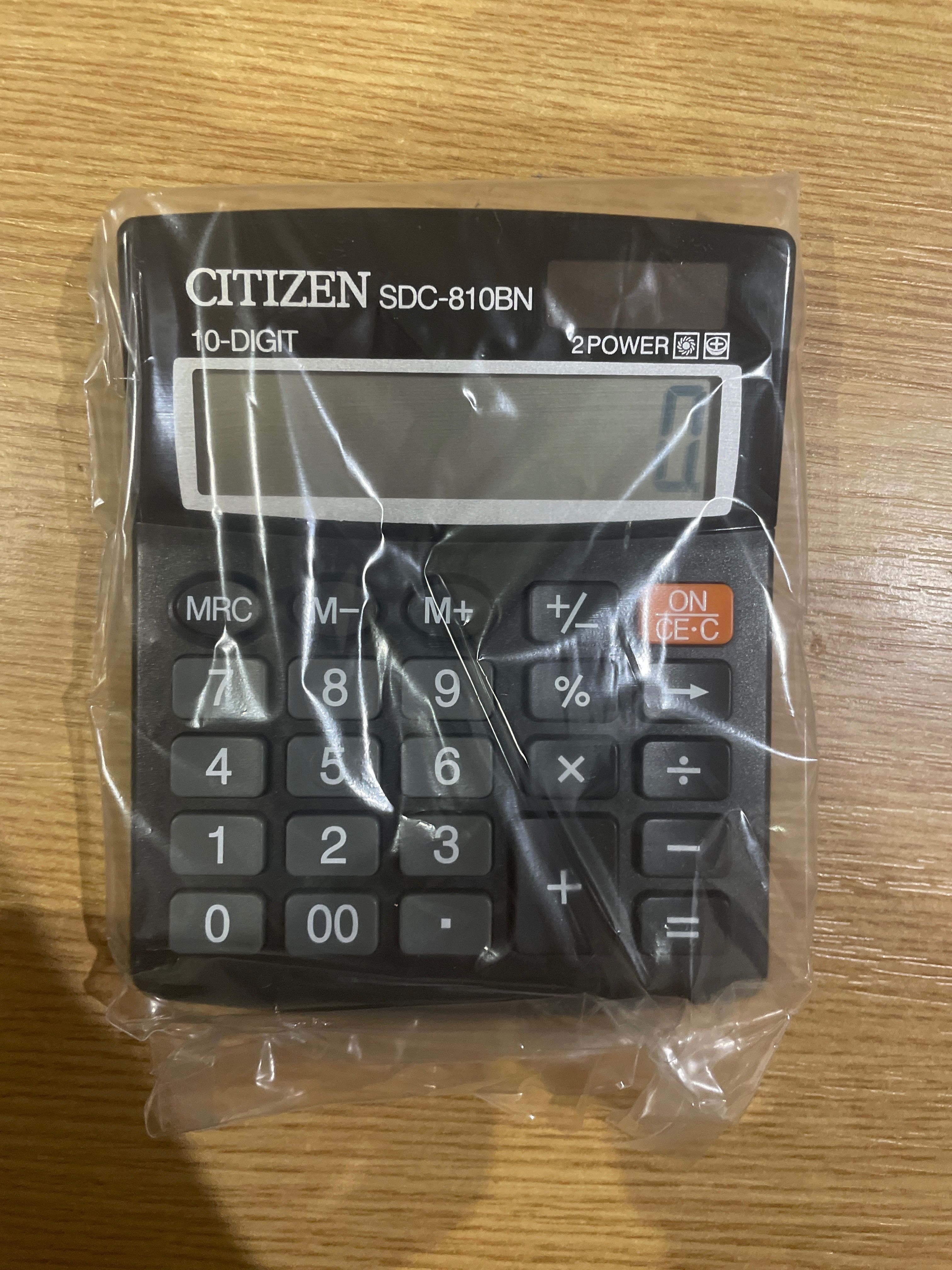 Калькулятор Citizen SDC-810 BN