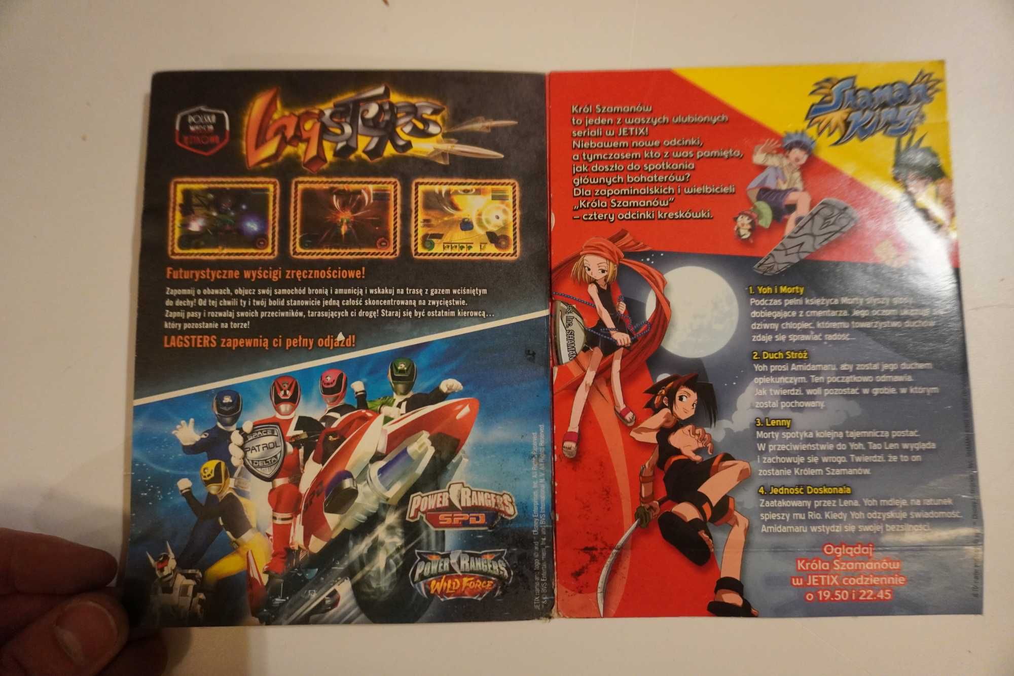 LAGSTERS PC pełna wersja PL / Power Rangers / kreskówki Szaman King