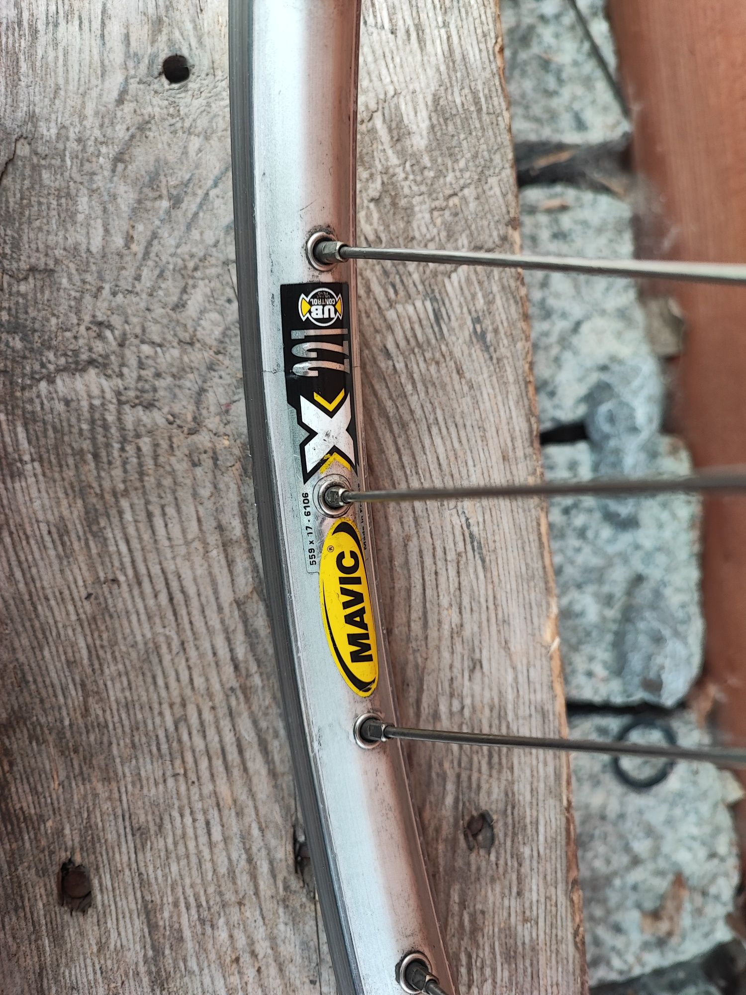 Tylne koło rowerowe Mavic X221 26" Shimano Deore XT M737 8s retro mtb