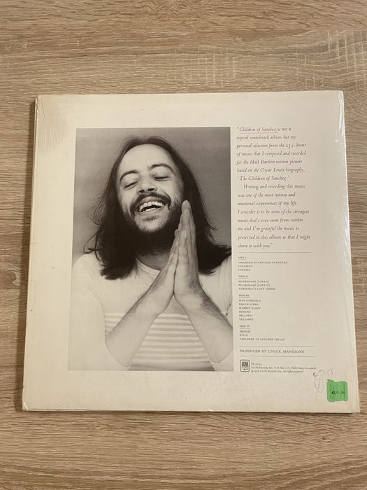 Chuck Mangione Children of Sanchez 2LP USA EX
